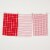 Now Designs Tic Tac Toe 100% Cotton Kitchen Dish Towels Red Set of 3 Perspective: front