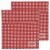 Ecologie Reusable Natural Beeswax Red Food Sandwich Wraps Perspective: front