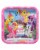 American Greetings My Little Pony Square Disposable Paper Dessert Plates Perspective: front