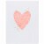American Greetings (S32) Neon Pink Heart - Blank Card Perspective: front