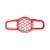 Cuisipro Silicone Cooking & Baking Sling, Red Perspective: front