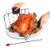 Cuisipro 3-Piece Roasting Rack, Baster and Basting Brush Set, Black Perspective: front