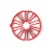 Cuisipro Silicone Dual Trivet, Red Perspective: front