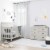Baby Relax Miles 5-in-1 Convertible Crib, Soft Gray Perspective: front