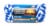 KingCord Polypropylene Smooth Braid - Blue/White Perspective: front