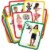 Roylco Busy Body Gross Motor Exercise Cards 62012 Perspective: front