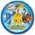 American Greetings Pokemon Disposable Paper Dinner Plates Perspective: front
