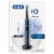 Oral-B Black iO Series 7 Electric Toothbrush with Two Brush Heads Perspective: front