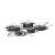 The Rock by Starfrit 10-Piece Cookware Set Perspective: front