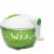 Starfrit 5 qt Salad Spinner, Green & White Perspective: front