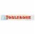 Toblerone Swiss White Chocolate with Honey & Almond Nougat Chocolate Bar Perspective: front