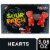 Sour Patch Kids Black Raspberry Valentine Soft Candy Hearts Perspective: front