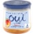 Oui by Yoplait Peach Whole Milk French Style Yogurt Jar Perspective: front