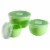Hutzler PrepEase™ Prep and Store Bowls Green Set Perspective: front