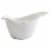 Hutzler Saucy Server Gravy Boat - White Perspective: front