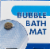 SlipX Solutions Bubble Bath Mat - Clear Perspective: front