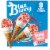 Blue Bunny Mini Swirls Strawberry Shortcake Cones Frozen Dessert Perspective: front