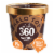 Halo Top Chocolate Caramel Brownie Light Ice Cream Perspective: front