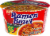 Nissin Hot & Spicy Flavor Ramen Noodle Bowl Perspective: front
