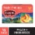 Celestial Seasonings Caffeine Free Peach + Probiotics Herbal Tea Perspective: front