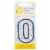 Wilton Numeral 0 Birthday Candle Perspective: front