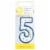 Wilton® Numeral 5 Birthday Candle Perspective: front