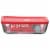 Pyrex® 6-Cup Covered Glass Storage Dish - Red/Clear Perspective: front