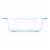 Pyrex Deep Baking Dish - Clear Perspective: front