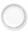 Corelle® Laminated Glass Lunch Plate - Brushed Silver Perspective: front