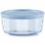 Pyrex Simply Store Collection Round Blue Glass Storage Containers Perspective: front