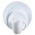 Corelle® Winter Frost White Dinnerware Set Perspective: front