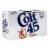 Colt 45 Malt Liquor Lager Perspective: front