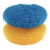LOLA Jumbo Plastic Mesh Scourers, Non-Scratch Polypropylene Knitted Mesh - 2 Pack Perspective: front