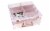ArtBin Super Satchel Double Deep W/Removable Dividers-Rose Gold Handle, Latch & Dividers Perspective: front