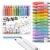 Sharpie® S-Note Creative Markers, Highlighters, Assorted Colors, Chisel Tip, 24 Count Perspective: front