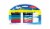 Expo® Low Odor 4+1 Fine Assorted Color Dry Erase Marker Perspective: front