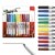 Sharpie® Permanent Markers, Ultra Fine Point, Assorted Colors, 12 Count Perspective: front