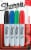 Sharpie® Broad Chisel Tip Permanent Marker 4 Pack - Multi-Color Perspective: front