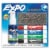 EXPO® Low Odor Dry Erase Marker Starter Set - Assorted Perspective: front