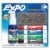 EXPO® Low Odor Dry Erase Marker Starter Set - Assorted Perspective: front