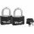 Master Lock Covered Body Padlock - 2 Pack Perspective: front