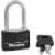 Master Lock® Covered Keyed Padlock - Black Perspective: front