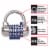 Master Lock® Steel Bike & Locker Word Combination Lock Perspective: front