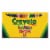 Crayola Large Crayons, Lift Lid Box, 16 Colors/Box 520336 Perspective: front