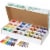 Crayola Crayons and Markers Combo Classpack, Eight Colors, 256/Set 523349 Perspective: front