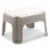 Rubbermaid® 1 Step Lightweight Slip Resistant Roughneck Tough Step Stool Perspective: front