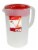 Rubbermaid Classic Pitcher - Clear/Red Perspective: front