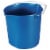 Rubbermaid Neat 'N Tidy 11 Qt. Royal Blue Bucket FG2963TPROYBL Perspective: front