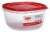 Rubbermaid® EasyFindLid™ Food Storage Container - Red/Clear Perspective: front