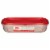 Rubbermaid® Easy-Find Lids Food Storage Container - Racer Red/Clear Perspective: front